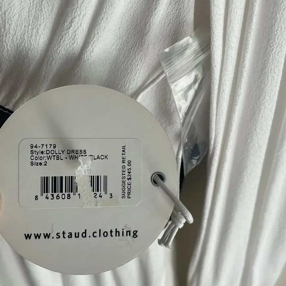 Staud Dolly Long-sleeve Dress White - Picture 9 of 16